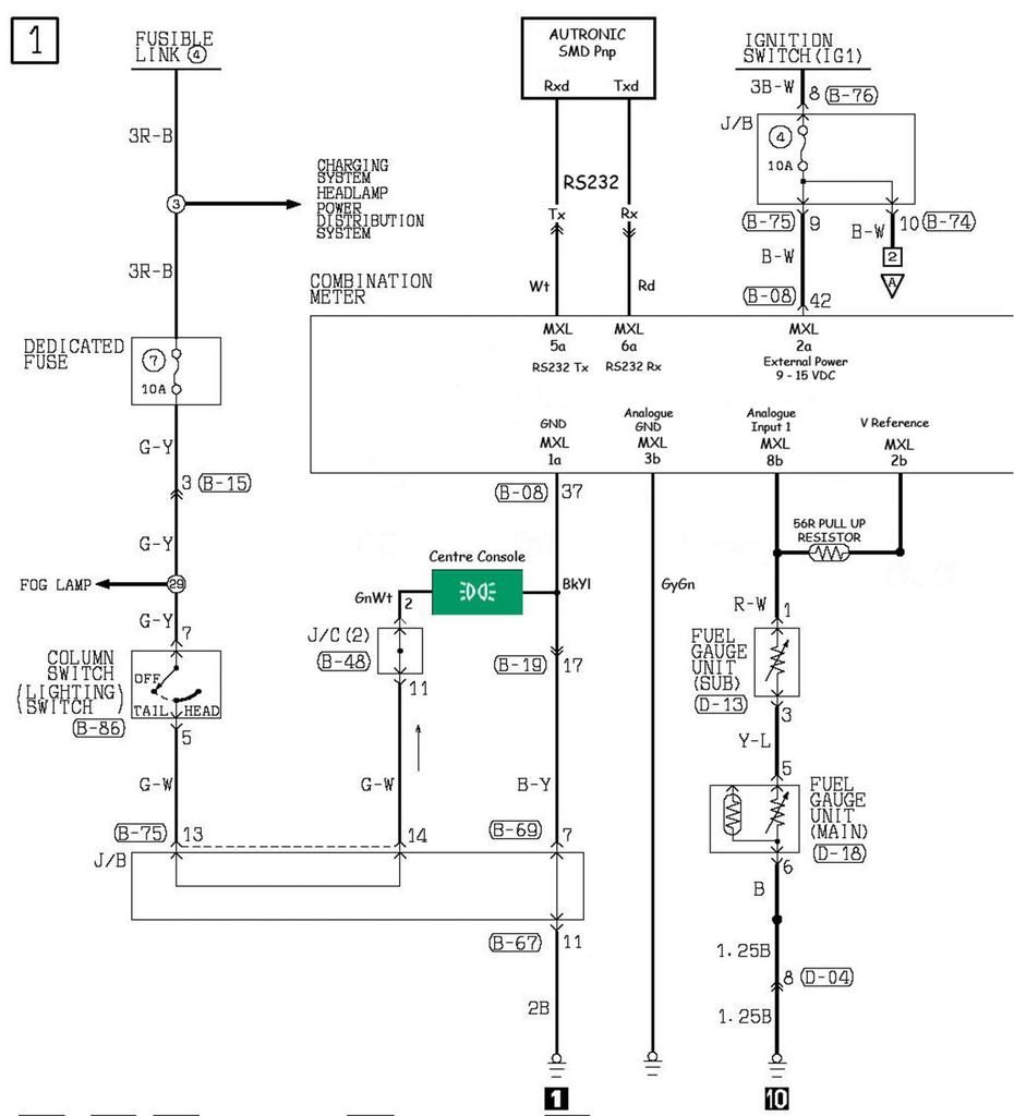 AIM MXL wiring for Evo VIII fuel gauge sender - Mitsubishi Lancer